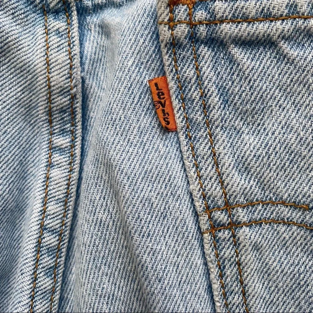 Levi’s Men’s Vintage 505 orange tab jeans 33x39